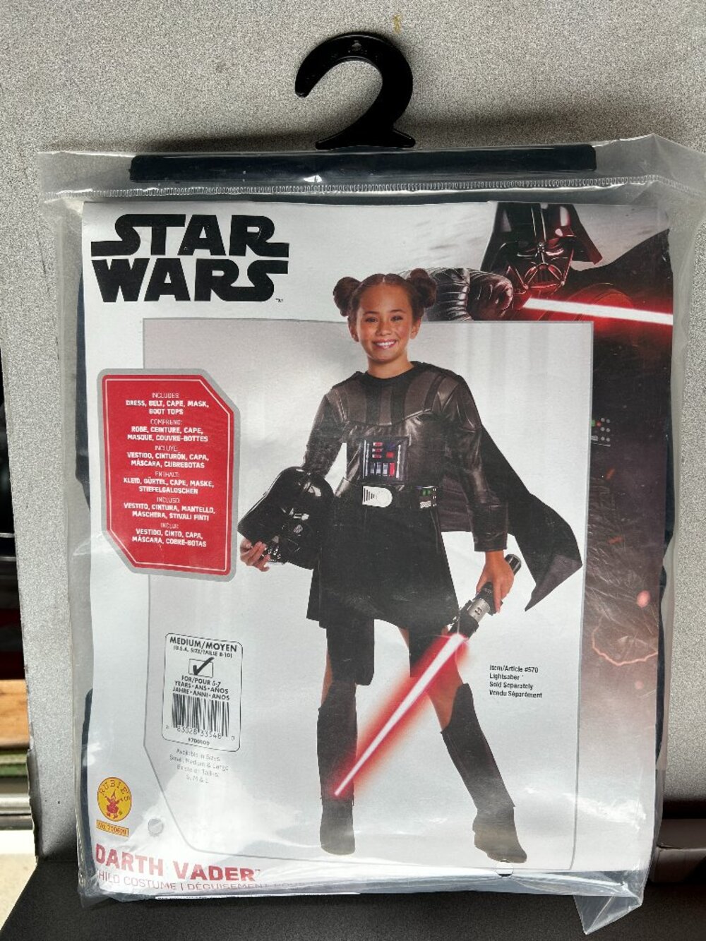 Girl’s Star Wars Darth Vader Costumes – New